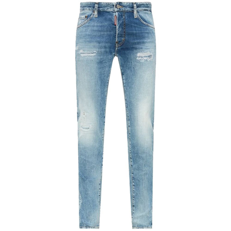 Blue Cotton Jeans & Pant