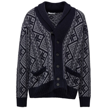 Bicolor Cashmere Cardigan