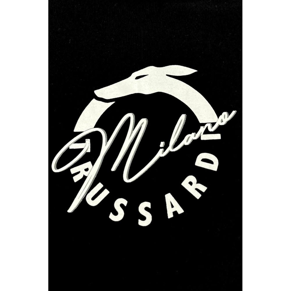 Black Cotton Men T-Shirt