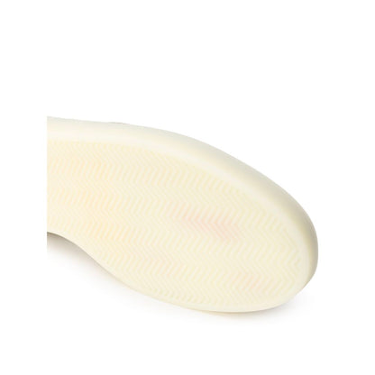 Beige Leather Slip-On Loafer