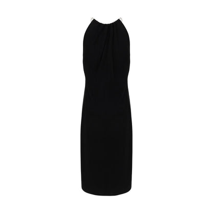 Midi Dress with halter neckline