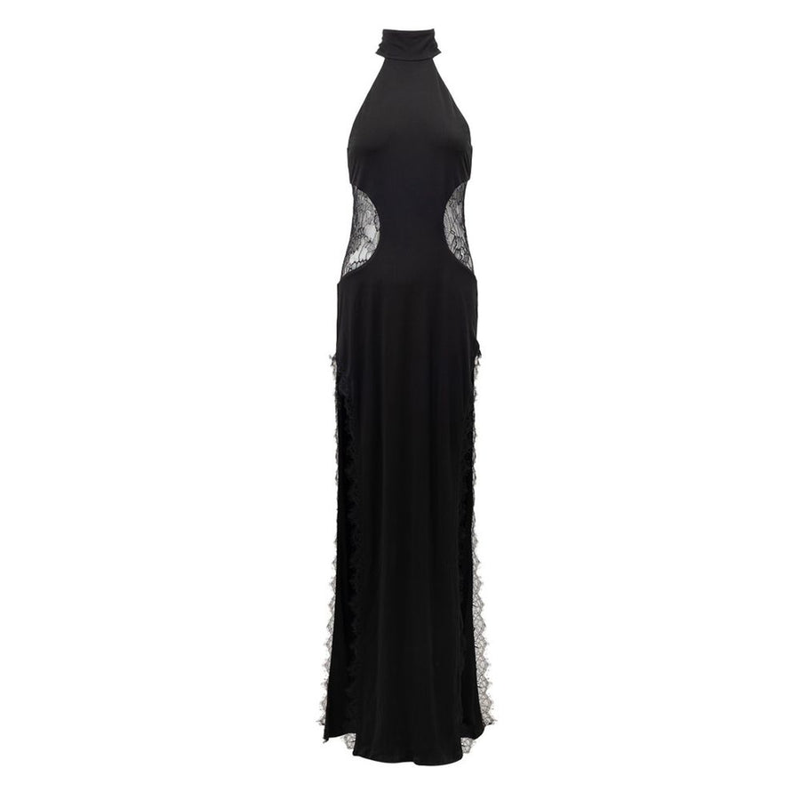 Black Viscose Long