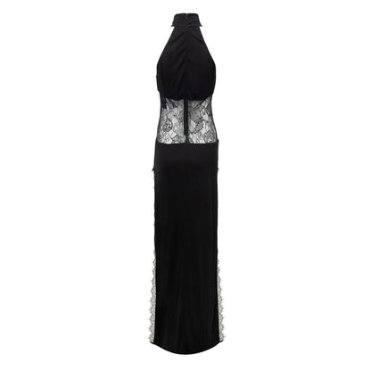 Black Viscose Long
