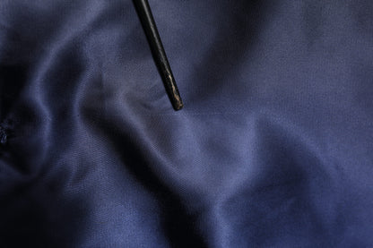 Blue Nylon DG Crown Full Zip Bomber Jacket