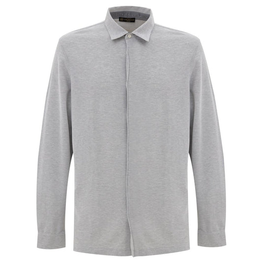 Gray Cotton Shirt