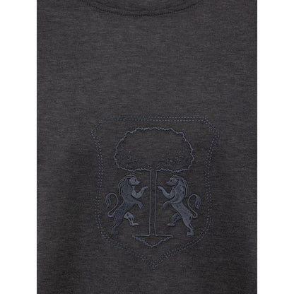 Gray Cotton T-Shirt