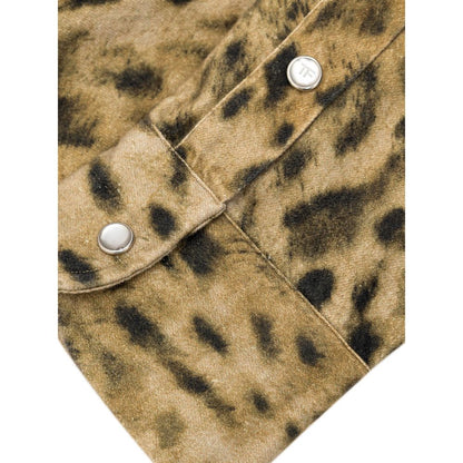 Beige Cotton Pattern Shirt
