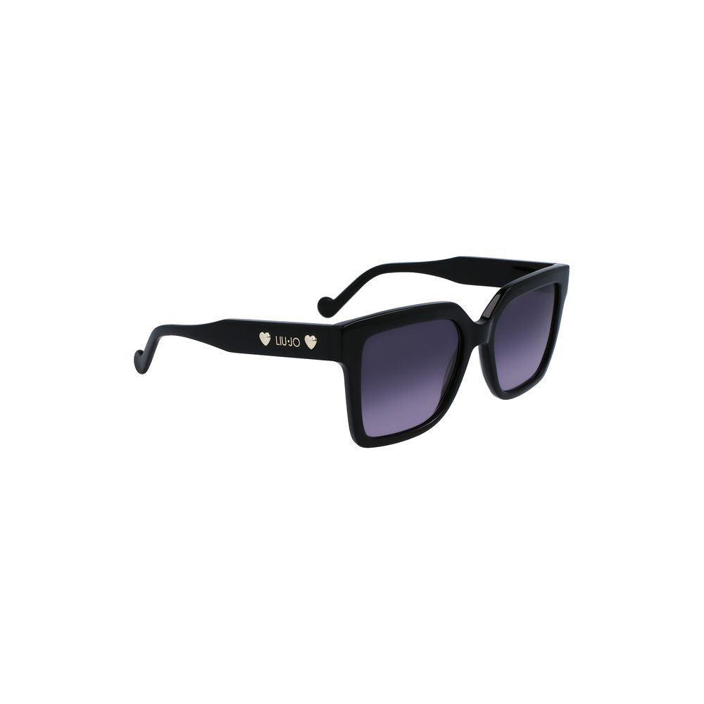 Black Acetate Women Sunglasses