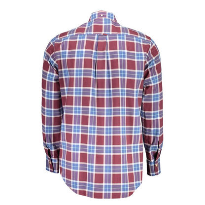 Purple Cotton Men Shirt