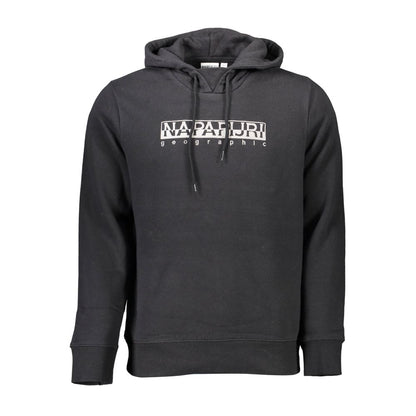 Black Cotton Men Sweater