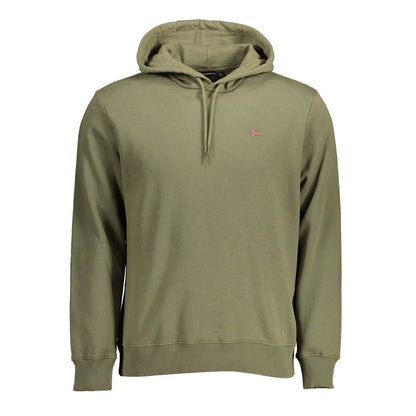 Green Cotton Men Sweater