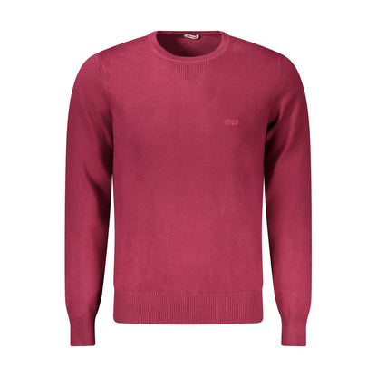 Red Viscose Men Sweater
