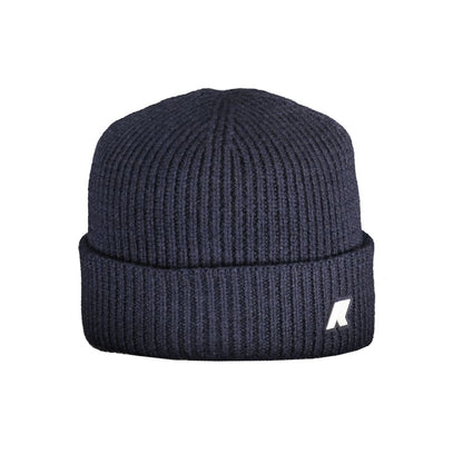 Blue Wool Men Cap