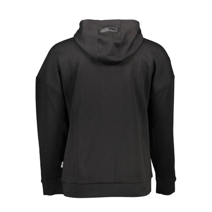 Black Cotton Men's Sweater