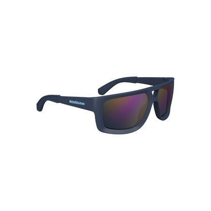 Blue Plastic Men Sunglasses