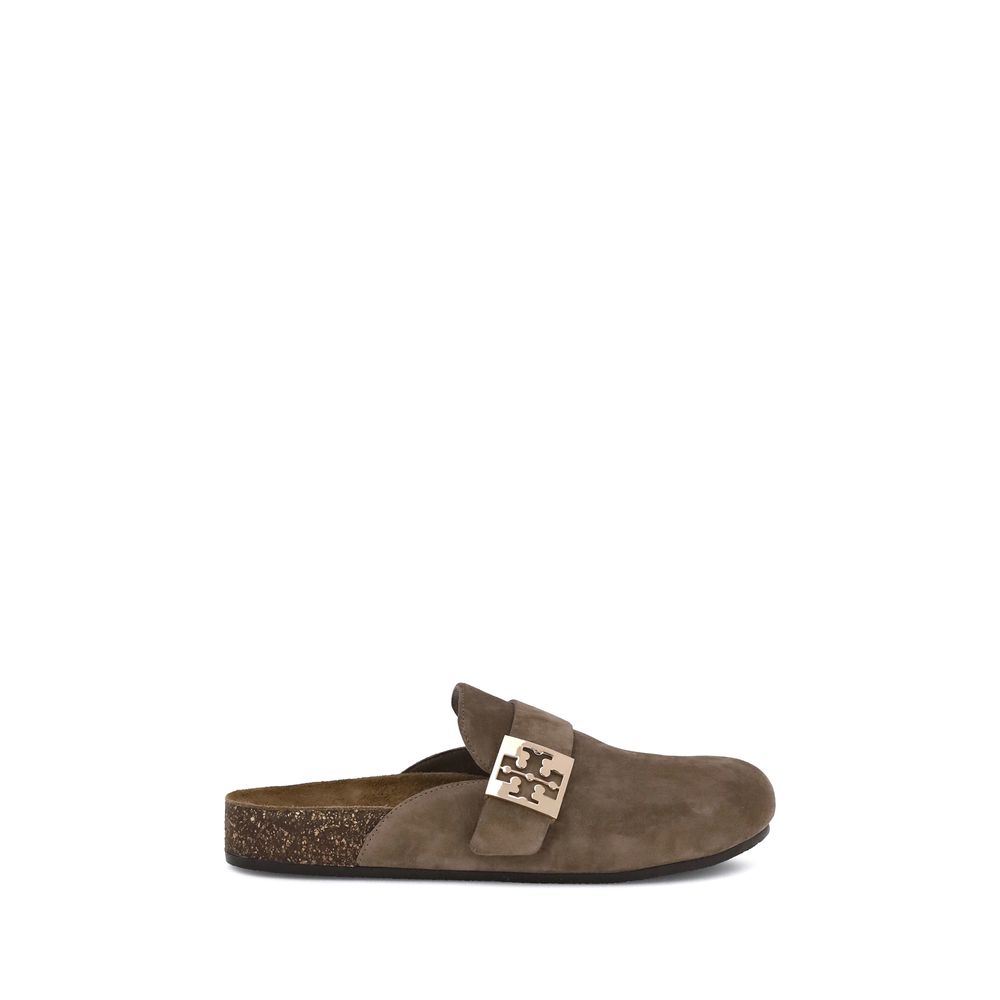 Brown Calf Leather Bos Taurus Mules
