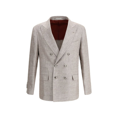 Light Brown Linen Blazer
