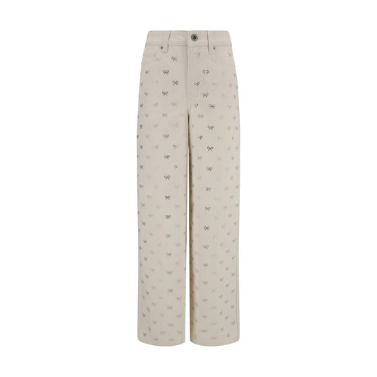 Diamante Bow Jeans