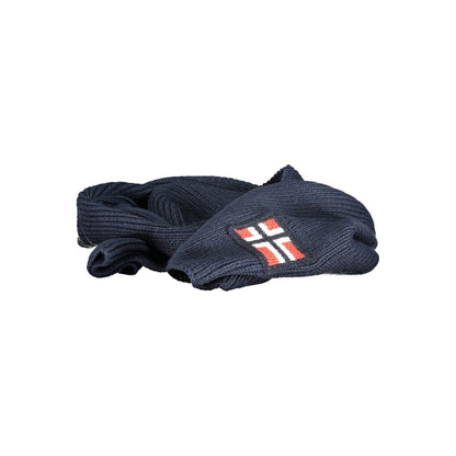 Blue Marabou Men Scarf