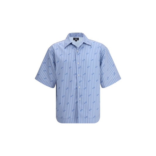Pinstripe Bowling Shirt