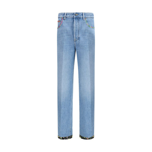 Jeans with floral details