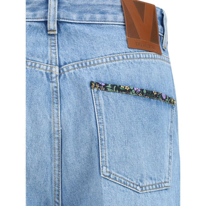 Jeans with floral details