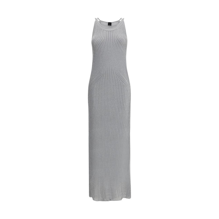 Metallic knit long Dress