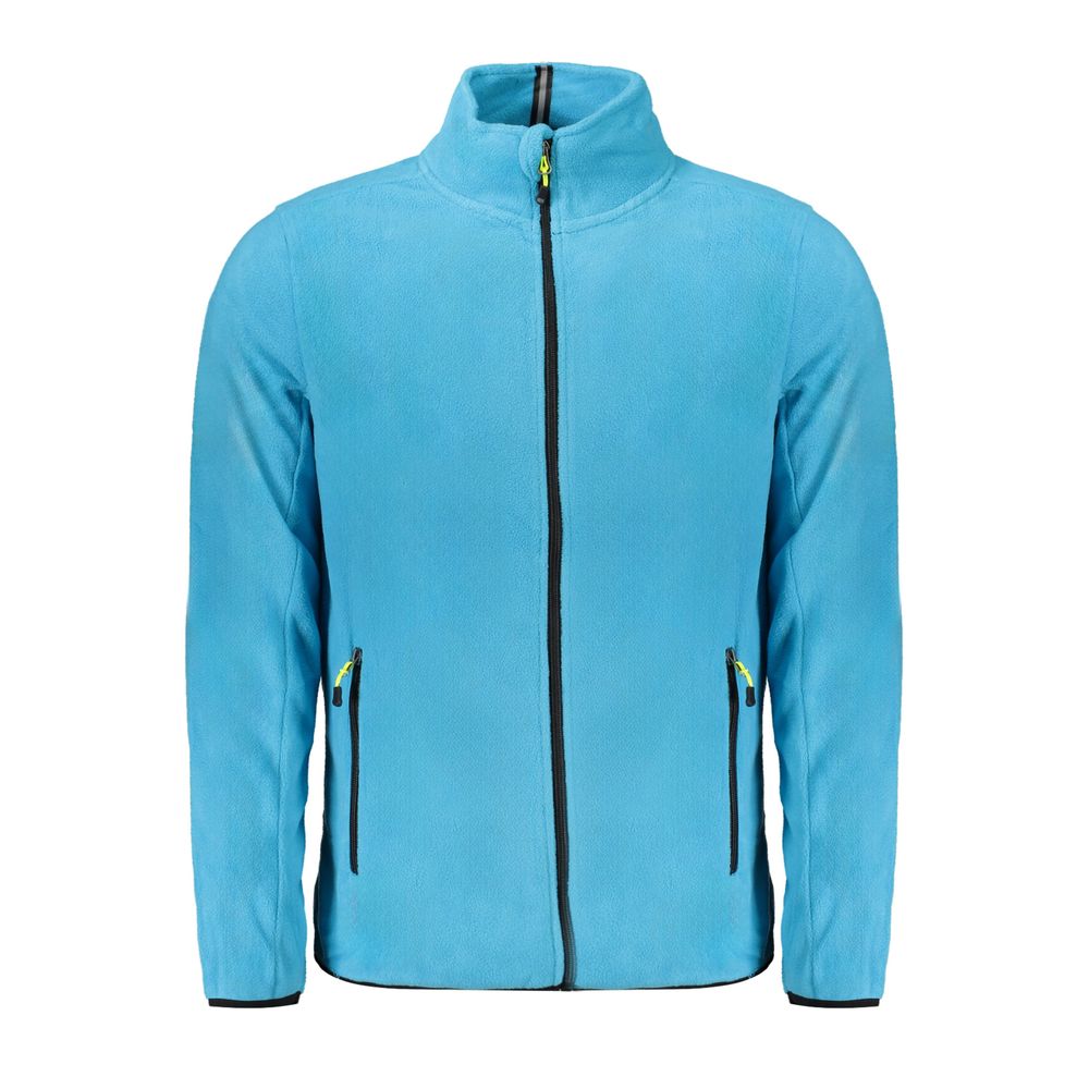 Blue Polyester Men's Sweater