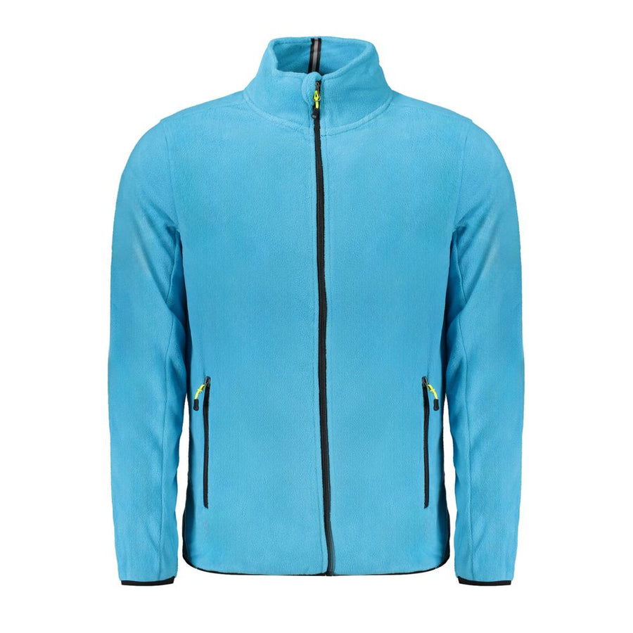 Blue Polyester Men's Sweater