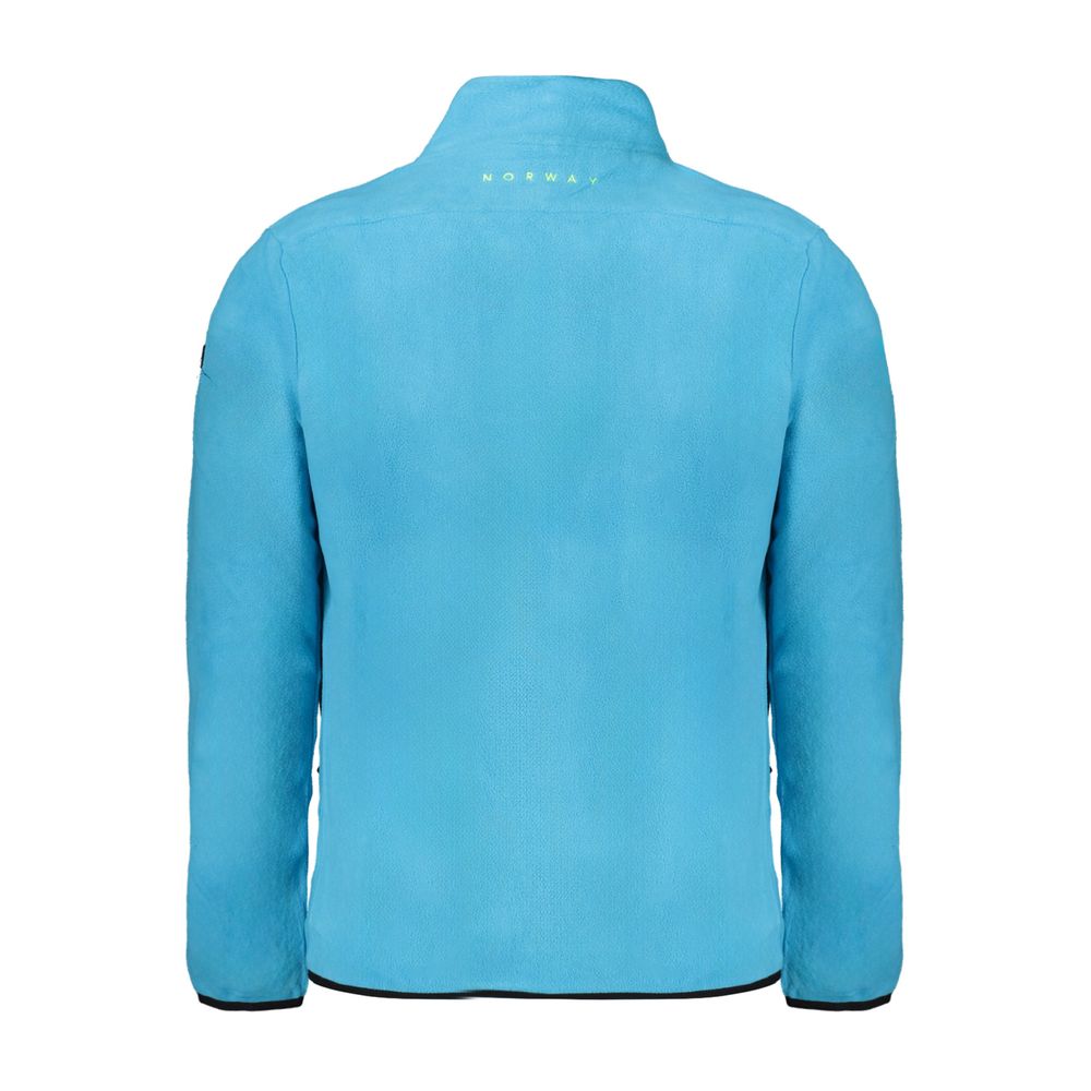 Blue Polyester Men's Sweater