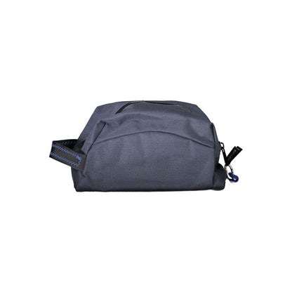 Blue Polyester Men Beauty Case