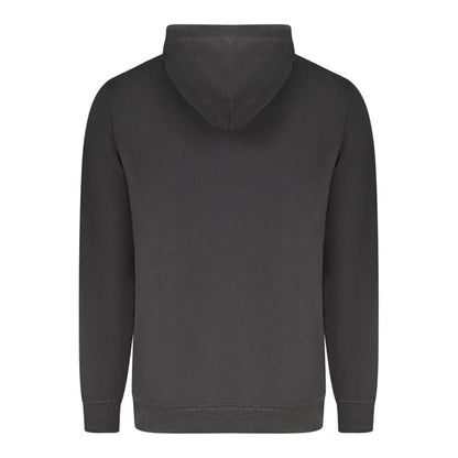 Black Cotton Men Sweater