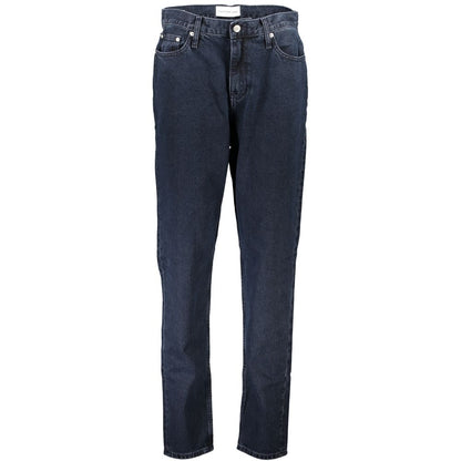 Blue Recycled Cotton Women Jeans