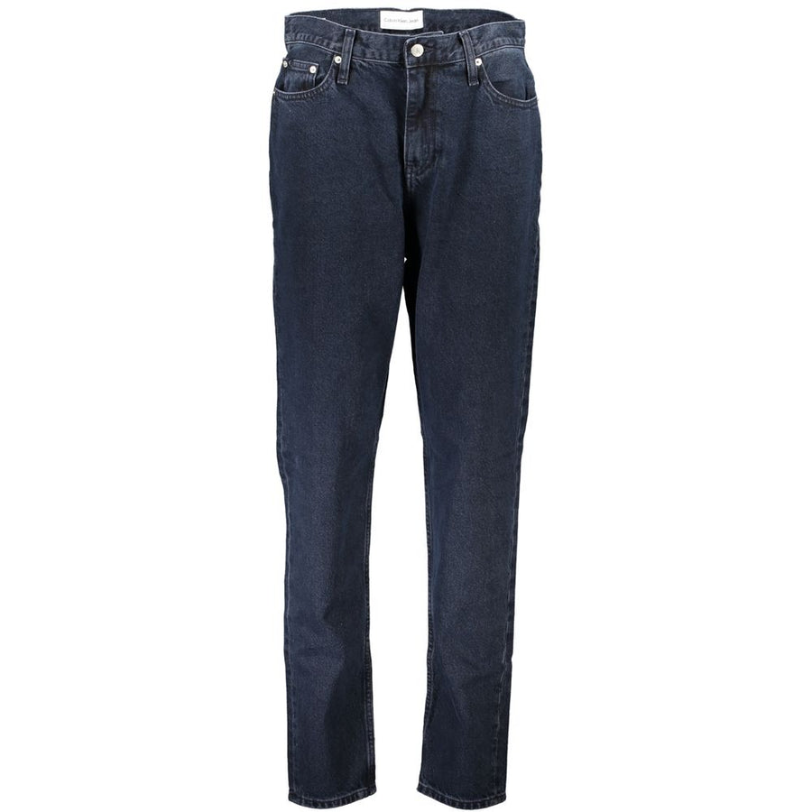 Blue Recycled Cotton Women Jeans