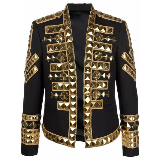Black Acetate Men's Blazer