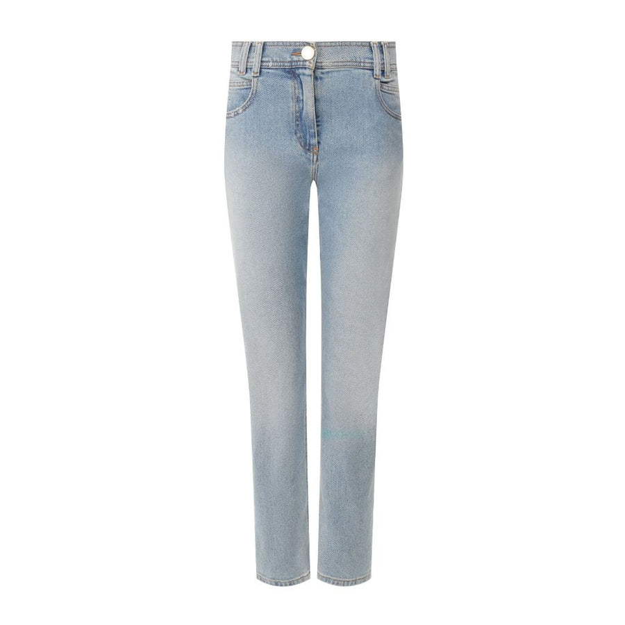 Blue Cotton Jeans & Pant