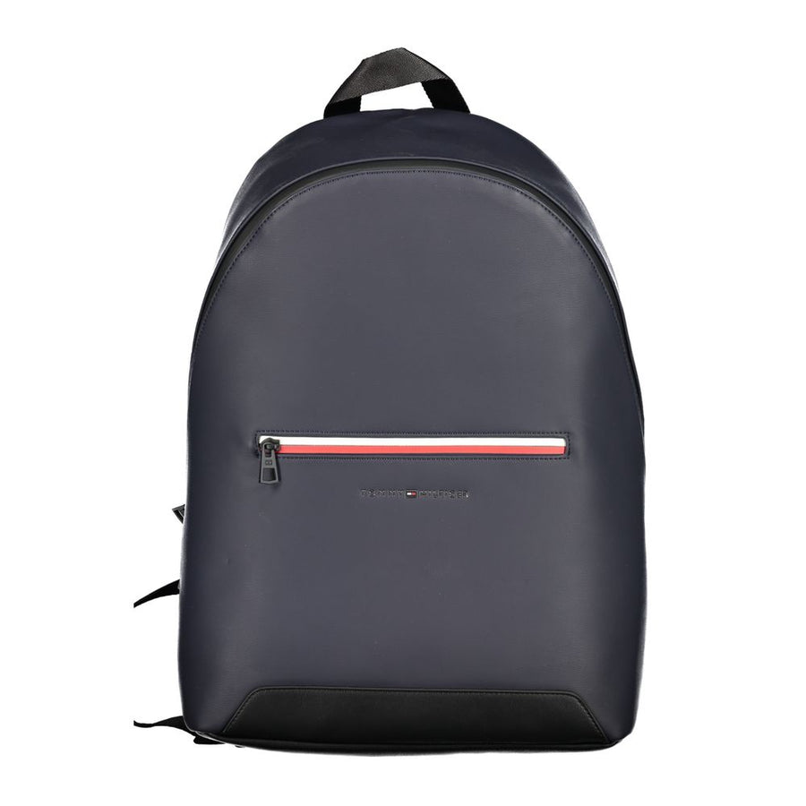 Blue Polyester Backpack