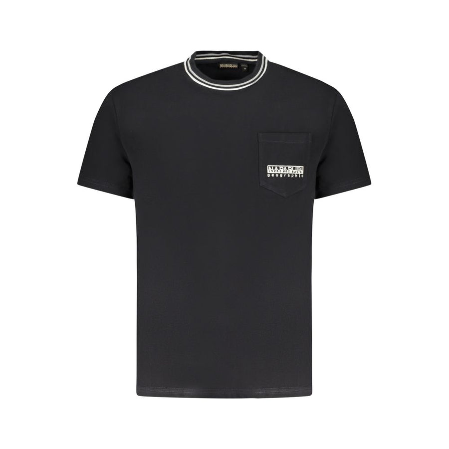 Black Cotton T-Shirt