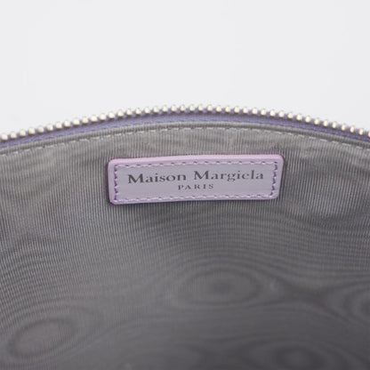 Purple Calfskin Clutch Bag