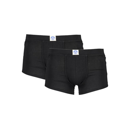 Black Cotton Men Boxer Pack