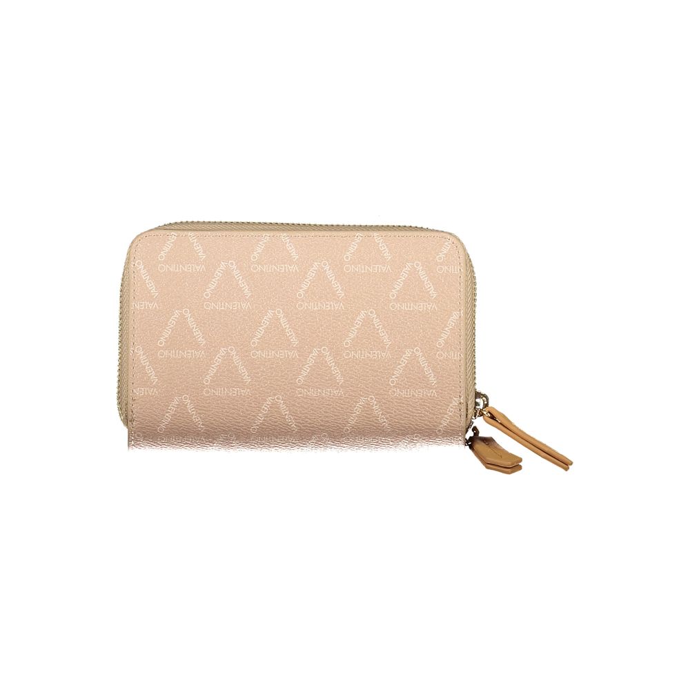 Beige Polyethylene Women Wallet