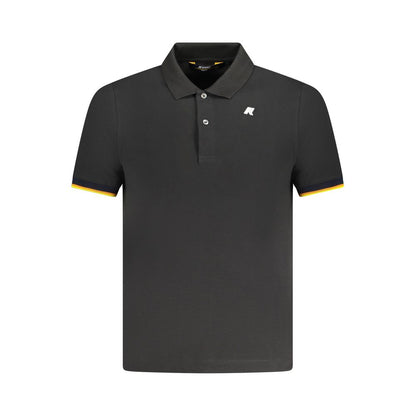 Black Cotton Polo Shirt