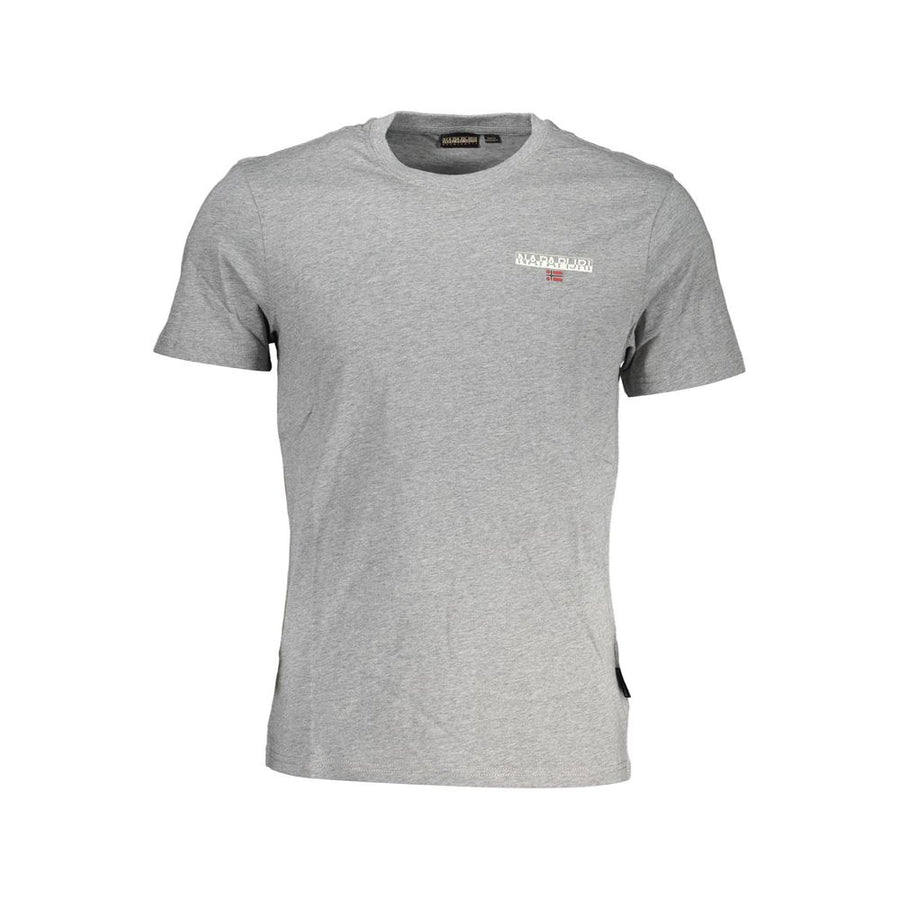 Brown Cotton Men T-Shirt