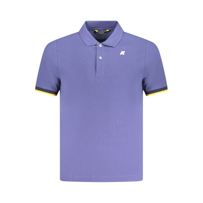 Blue Cotton Polo Shirt