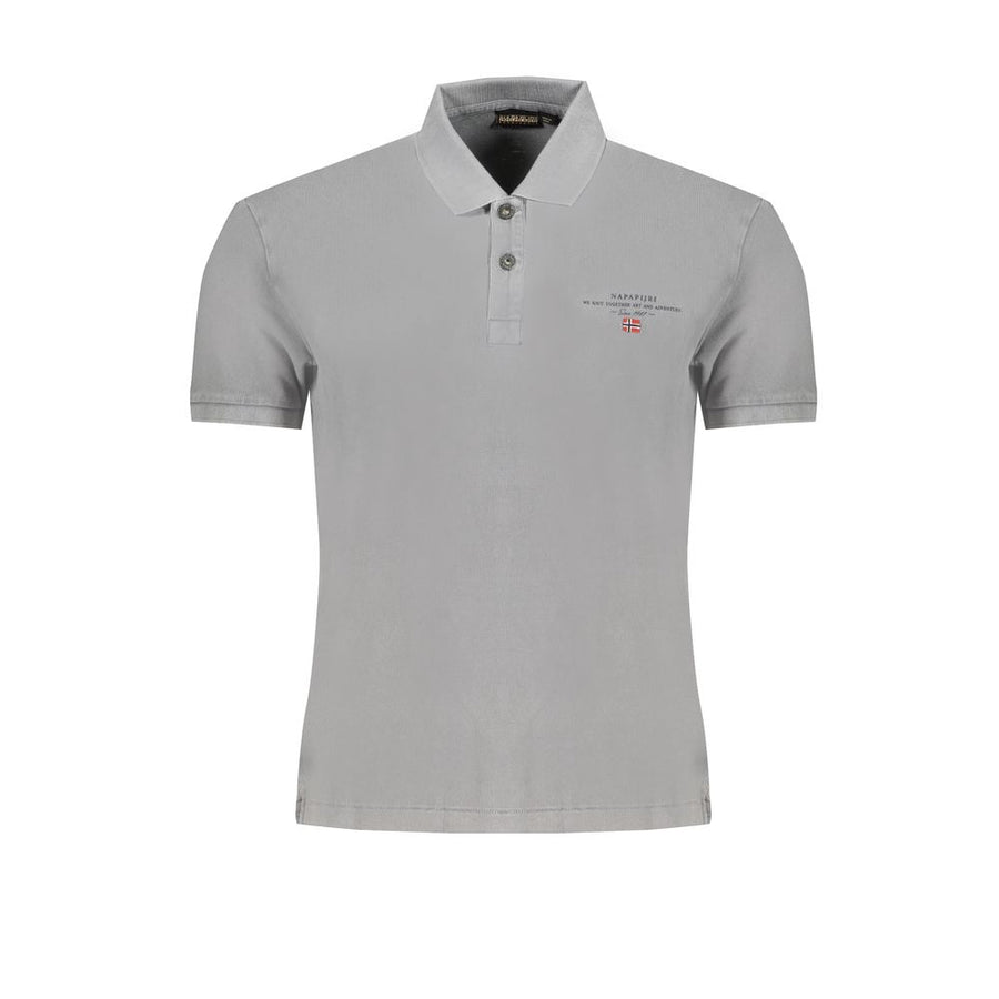 Brown Cotton Men Polo Shirt