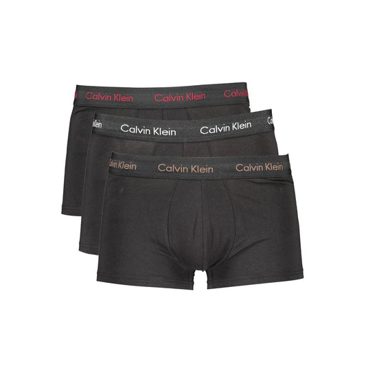 Black Cotton Men Boxer