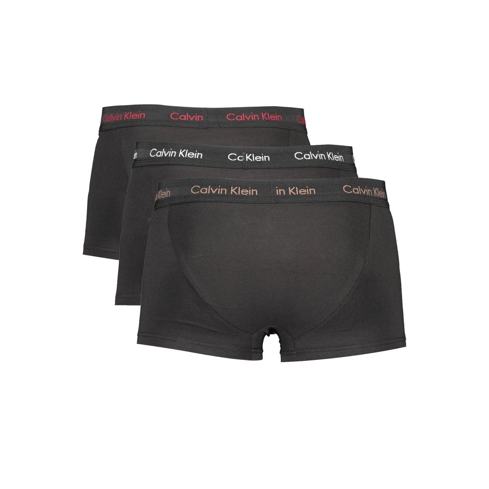 Black Cotton Men Boxer