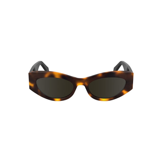 Brown Acetate Women's Sunglass