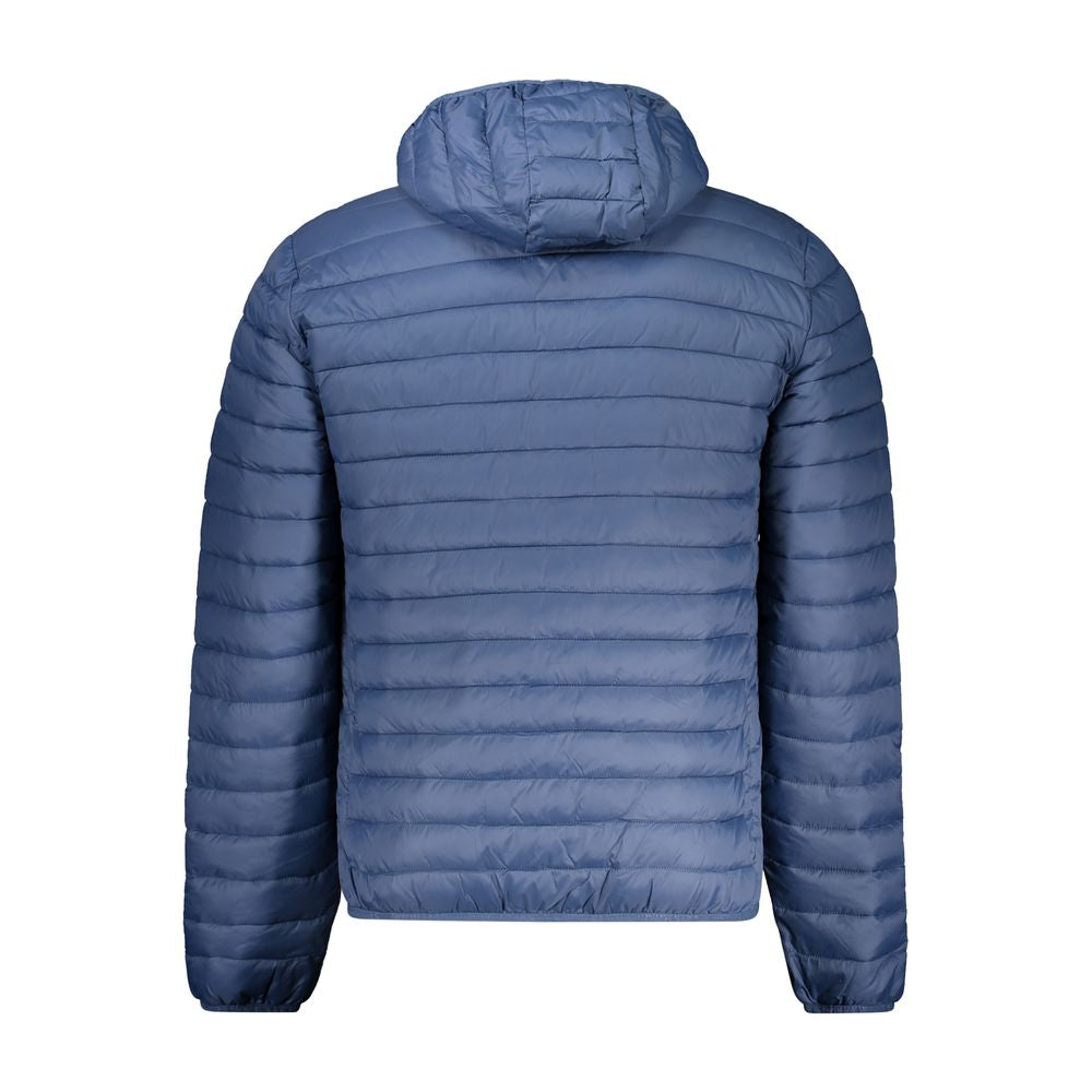 Blue Polyamide Men Jacket