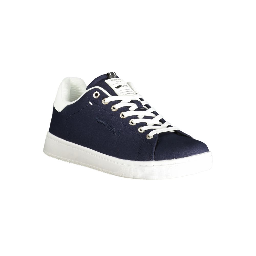 Blue Polyester Men Sneaker